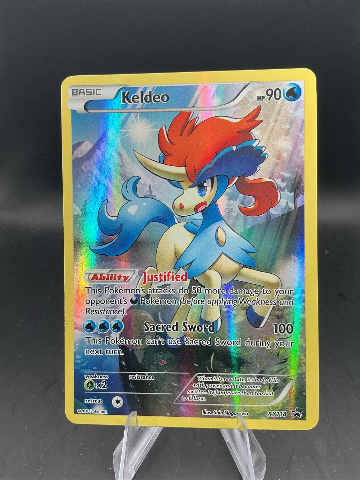 Keldeo XY118 - Black Star Promo - Pokemon