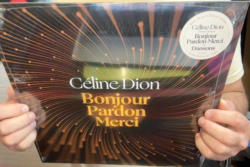 Céline Dion - bonjour pardon merci maxi45 t vinyl