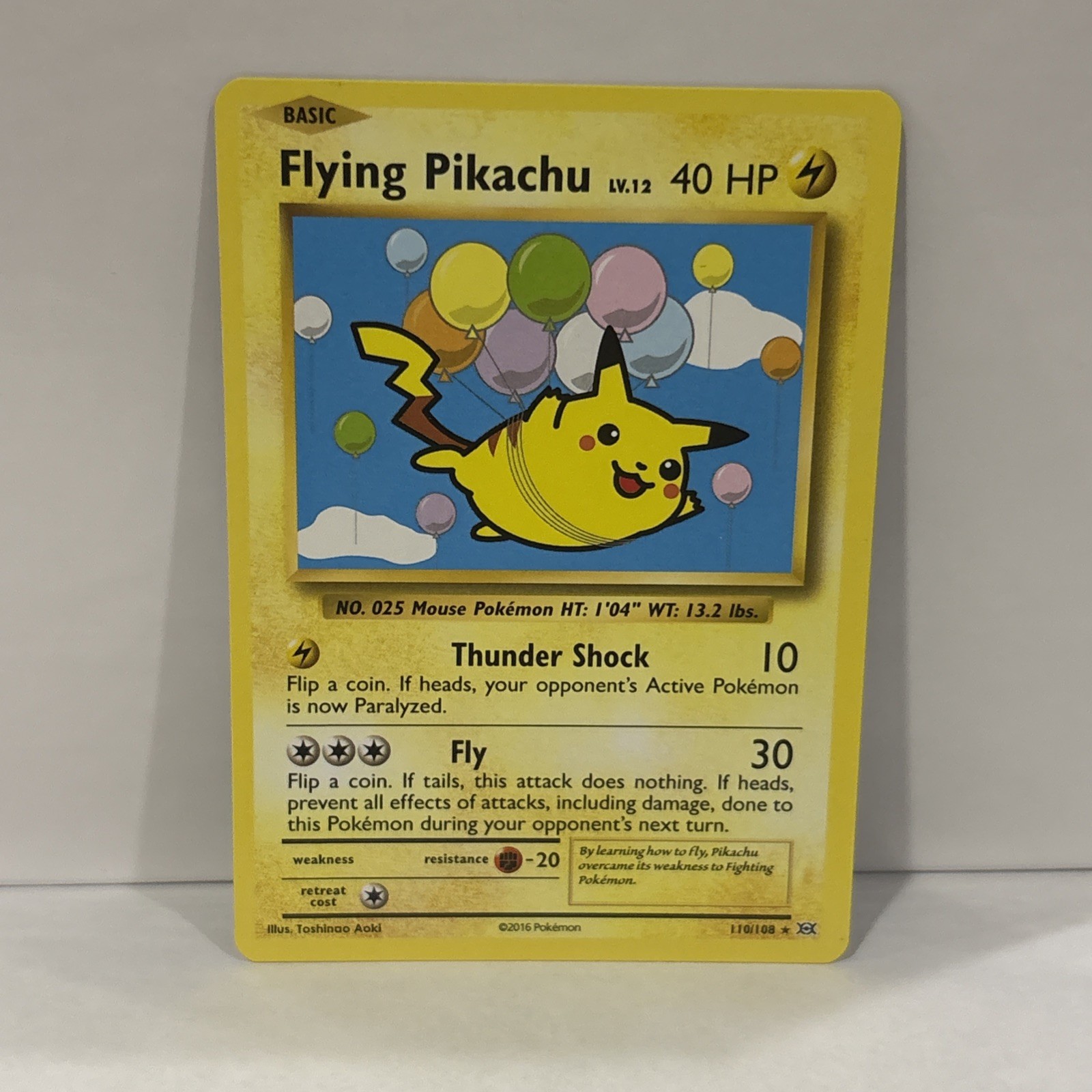 Flying Pikachu 110/108 Evolutions Regular LP