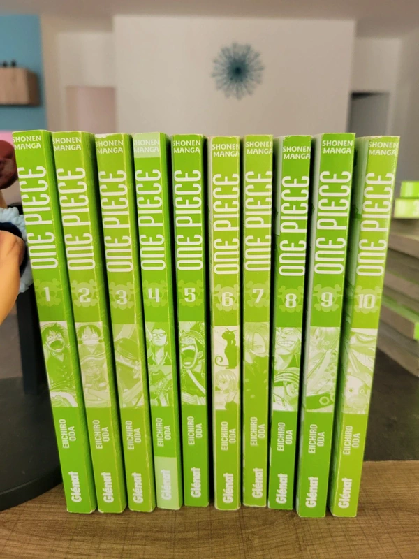 One piece tomes 1 à 9 sans jacket