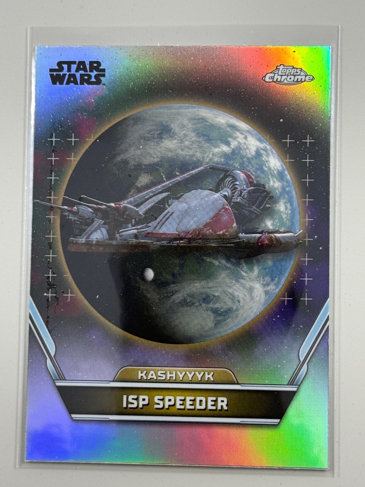 Topps Star Wars 2024 Hyperspace ISP Speeder Kashyyyk Refractor #12