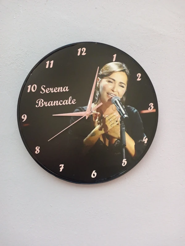 Serena Brancale - Orologio da parete su Vinile 454b