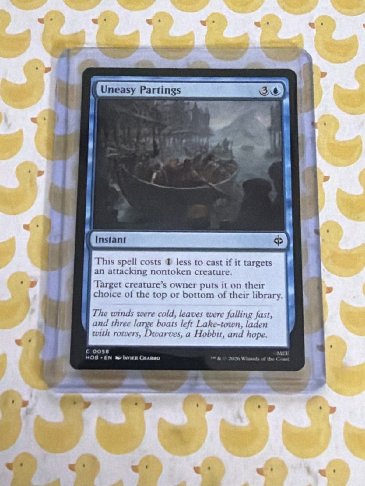 UNEASY PARTINGS #58 MAGIC il raduno MTG hobbit 2026 jrr tolkien instant