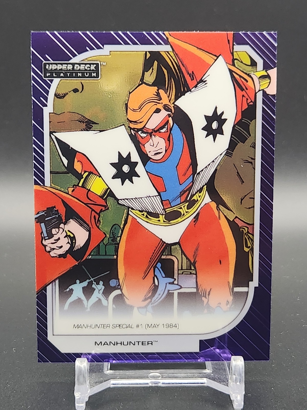 Manhunter 2026 Upper Deck UD Platinum DC Viola Arcobaleno #113