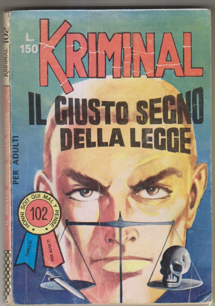 KRIMINAL N. 102 ed. Corno Giugno 1967