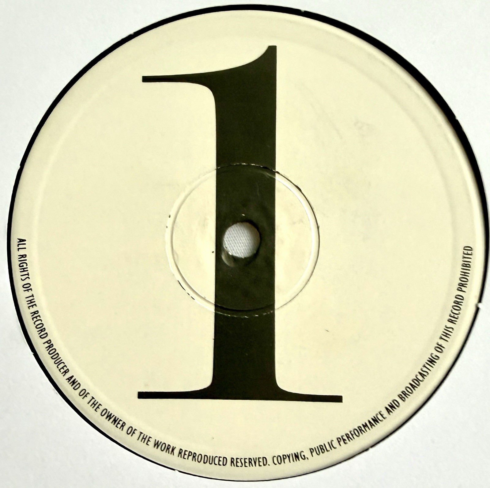 THE CURE -Let's Go To Bed- UK 12" White Label Test Pressing (Vinyl Record)