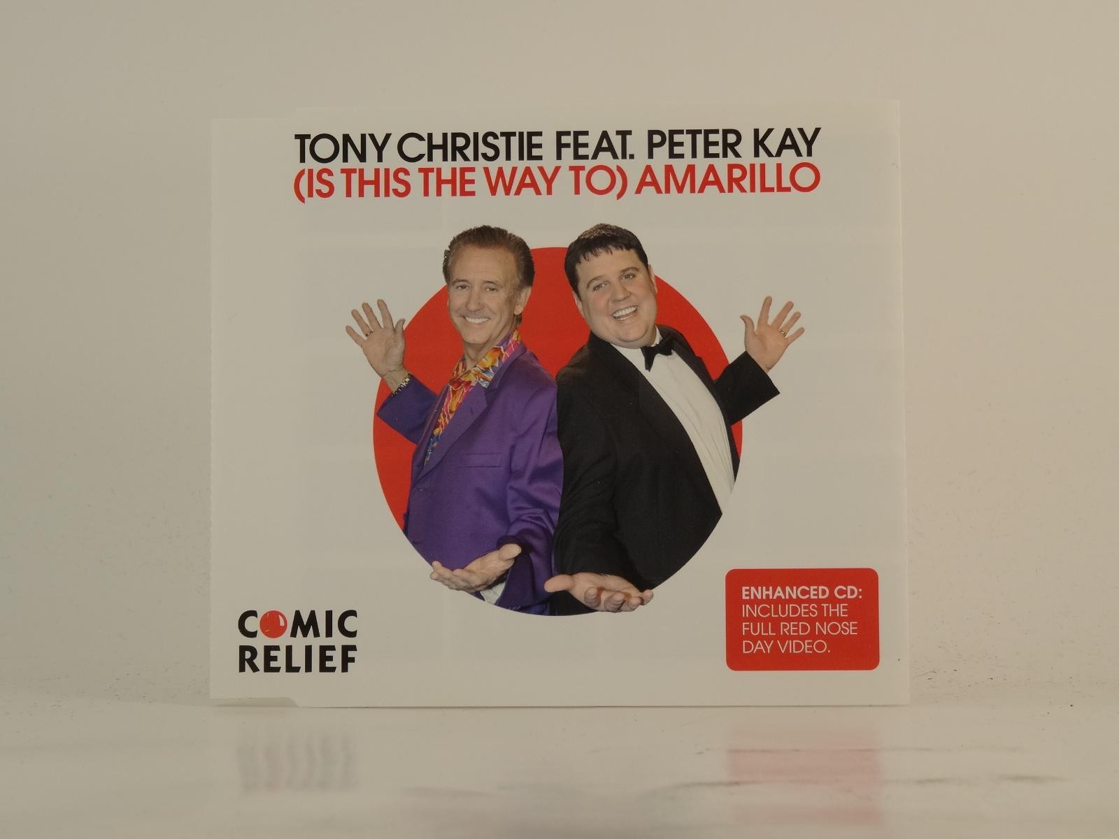 TONY CHRISTIE FT PETER KAY (IS THIS THE WAY TO) AMARILLO (G43) 4 Track CD Single