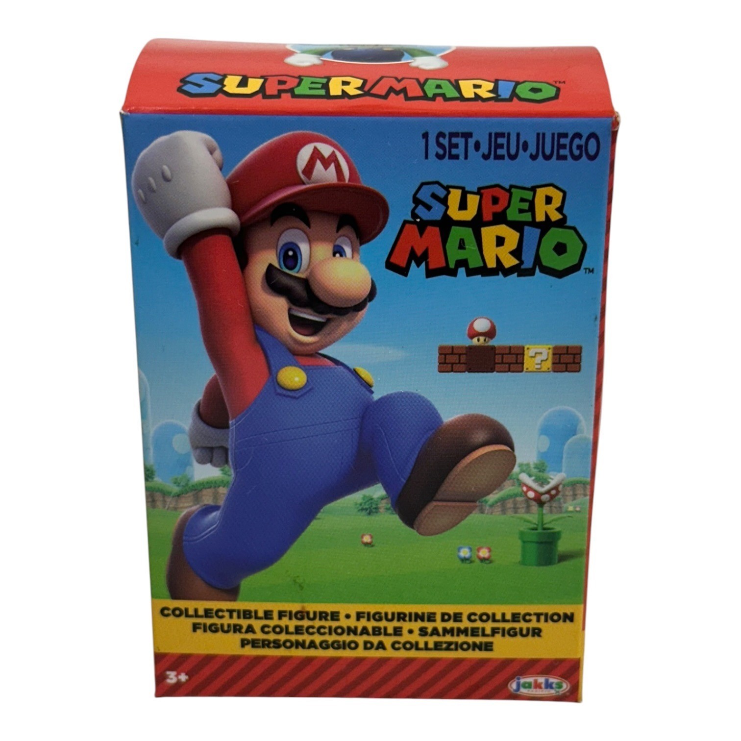 Nintendo Super Mario Luigi 2,5 pollici personaggio da collezione Jakks Pacific nuovo