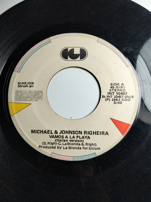 Vinile fratelli Righeira