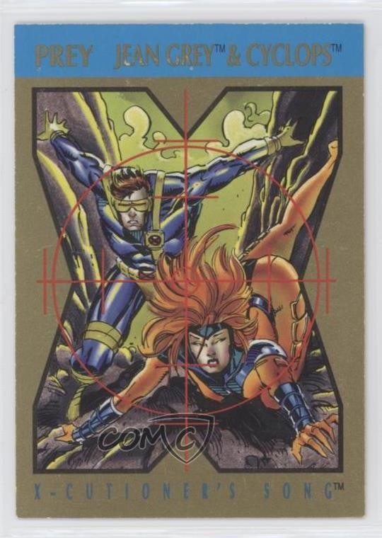 1992 SkyBox X-Cutioners Song Jean Grey & Cyclops #JGCY u3f
