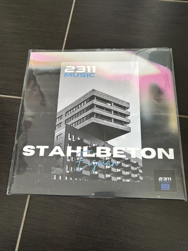 Eisman - Stahlbeton (2311 Music) LP Clear Vinyl Schallplatte Rap hipHop Deutschrap