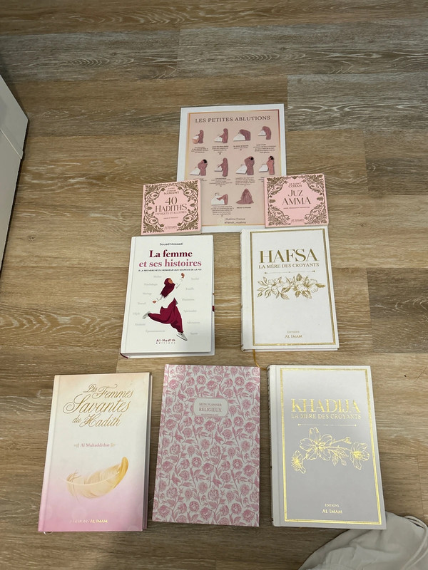 Gros lot de livres islamiques pour femme