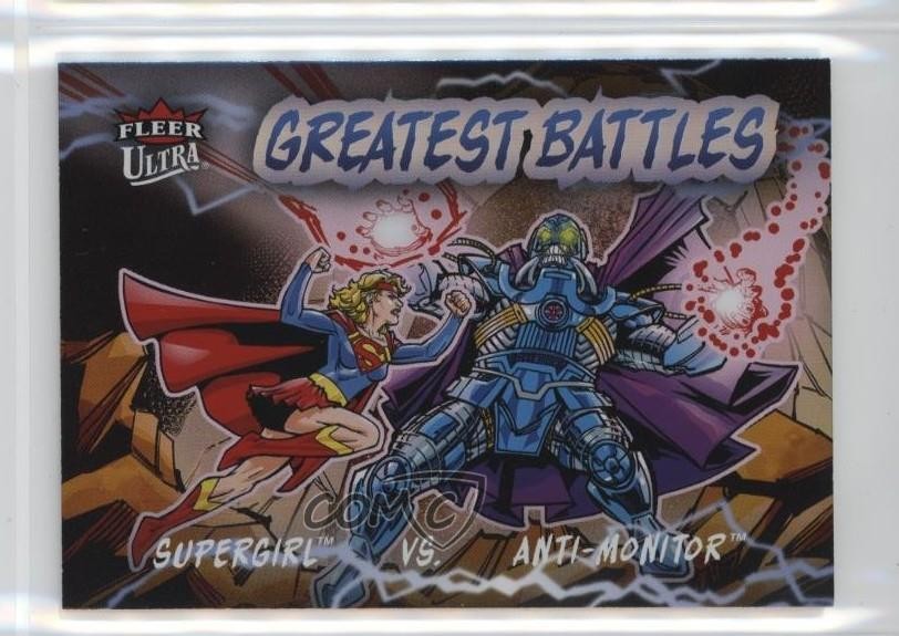 2026 Fleer Ultra Superman Greatest Battles Supergirl vs Anti-Monitor #GB-31 0nr3