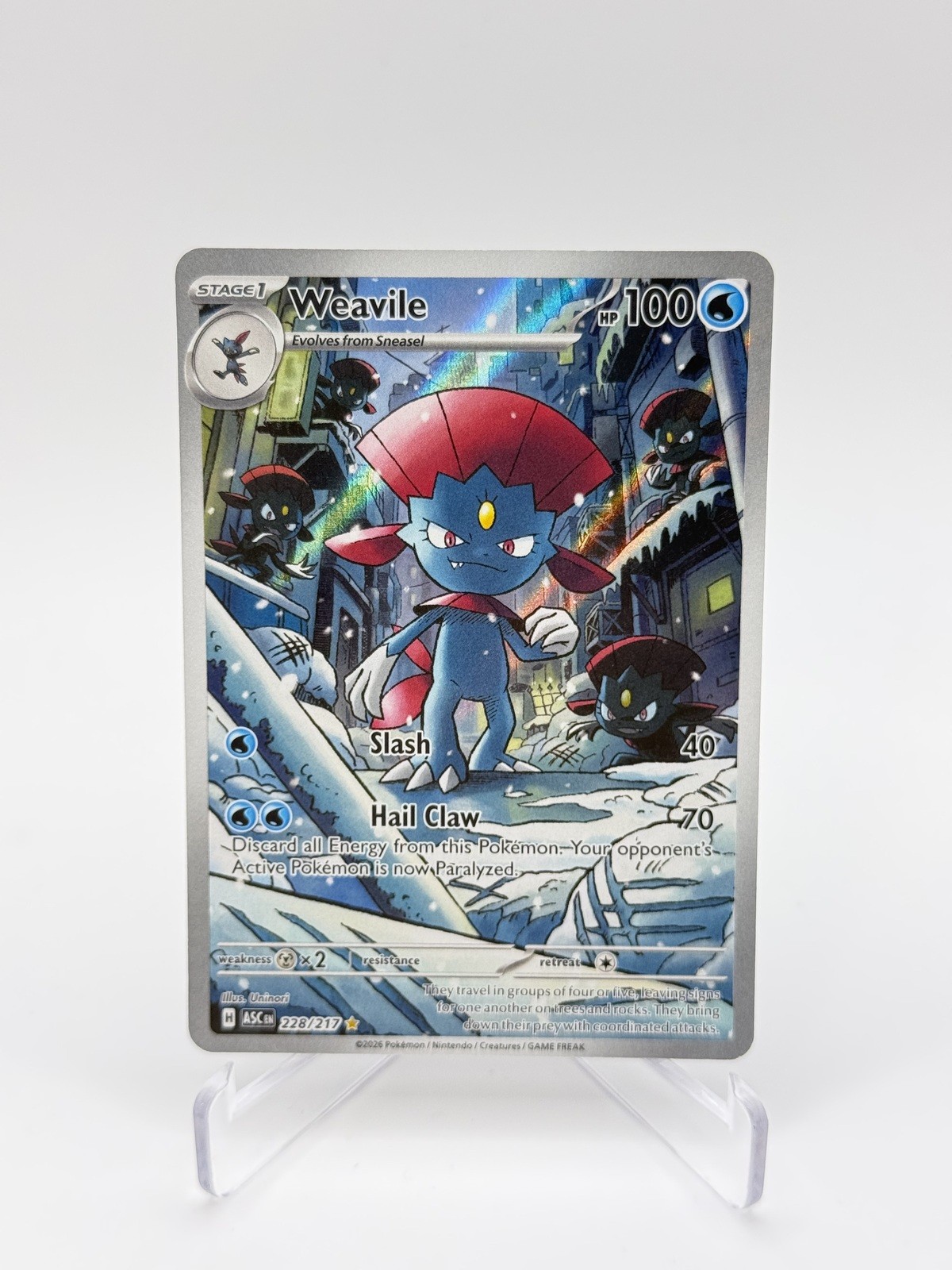 Weavile 228/217 Ascended Heroes English