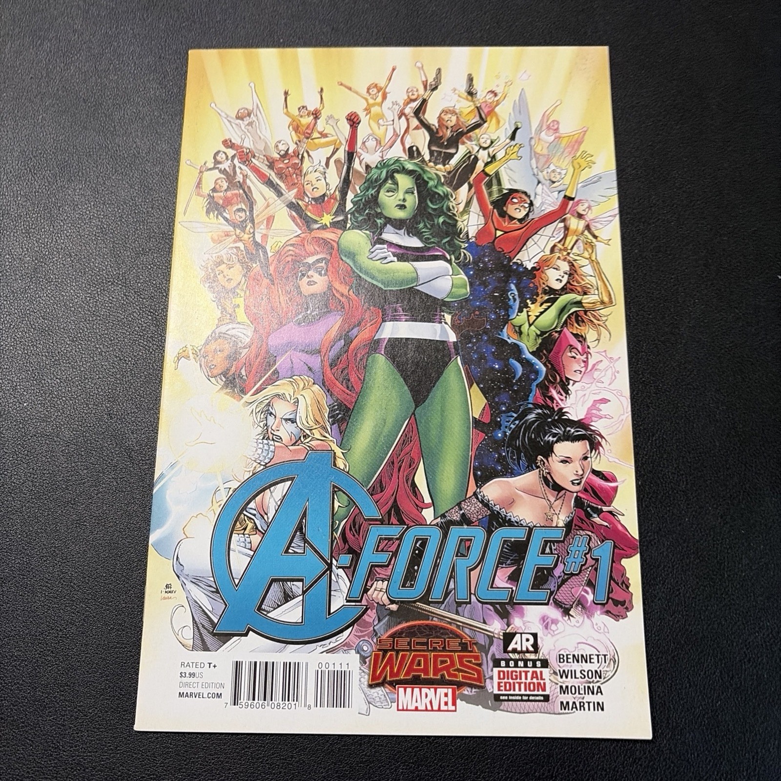 A-FORCE # 1 MARVEL COMICS luglio 2015 TUTTA LA SQUADRA FEMMINILE SINGOLARITÀ 1° APPARIZIONE
