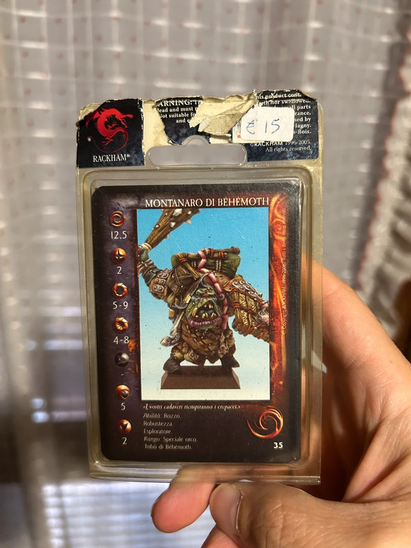 Montanaro di Behemoth - Rackham Confrontation -fuori produzione