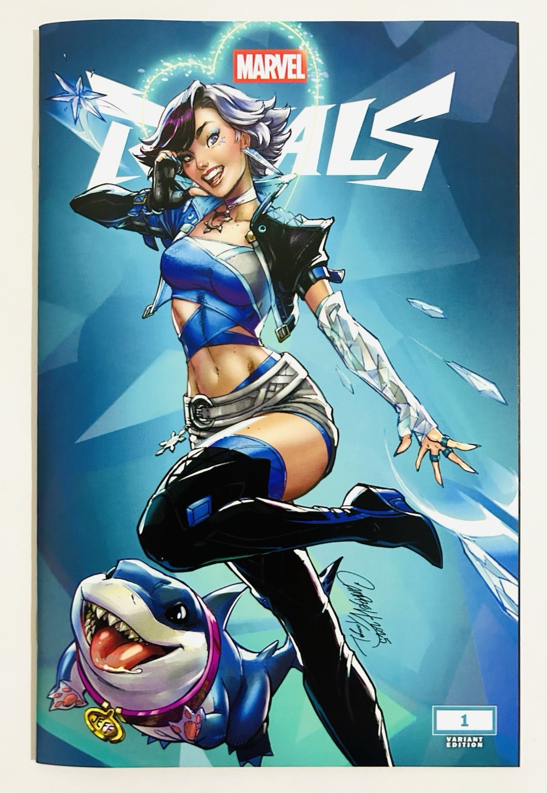 Marvel Rivals #1 J Scott Campbell Luna Snow Jeff Land Shark Variant LTD 2000