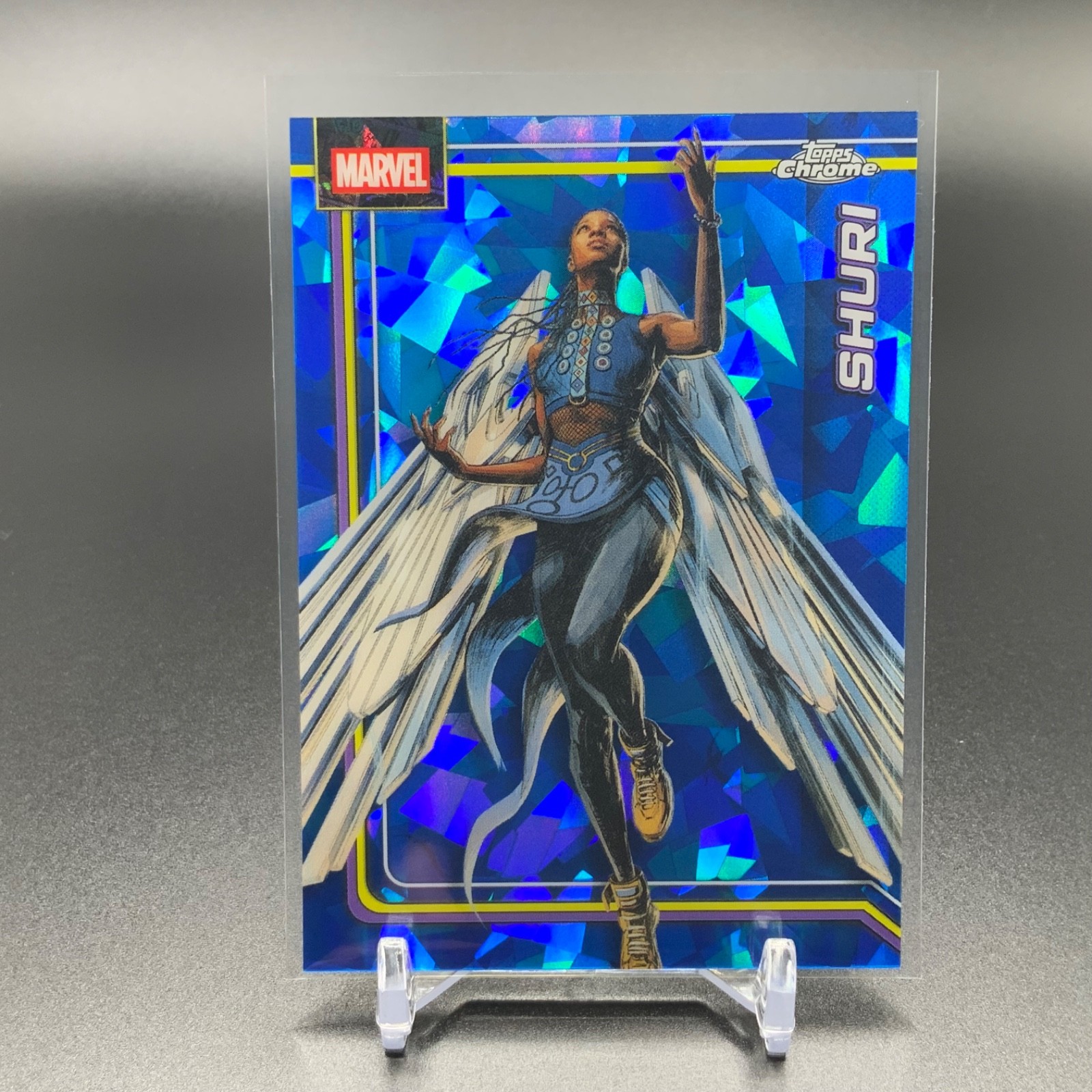 2026 Topps Chrome Marvel Shuri Sapphire Eddition TTC7929