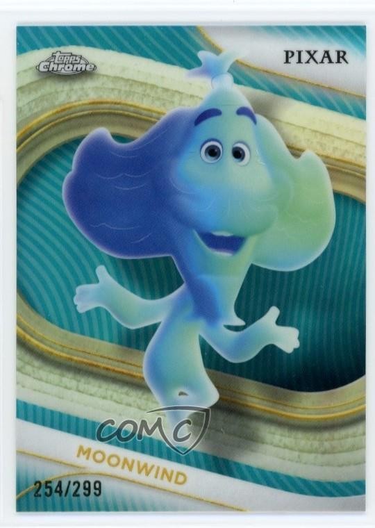 2025 Topps Chrome Disney Teal rifrattore /299 Moonwind #38 07wh