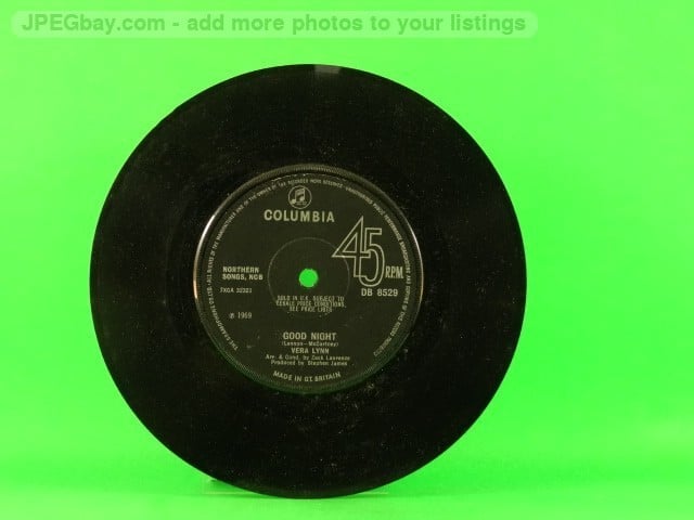 LYNN,VERA GOOD NIGHT (137) 7" COLUMBIA