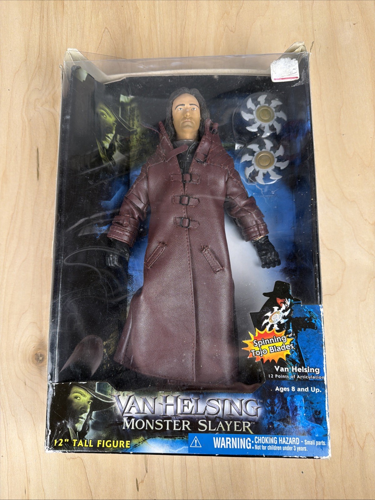 2004 Van Helsing Monster Slayer 12" film action figure bambola Hugh Jackman NUOVO