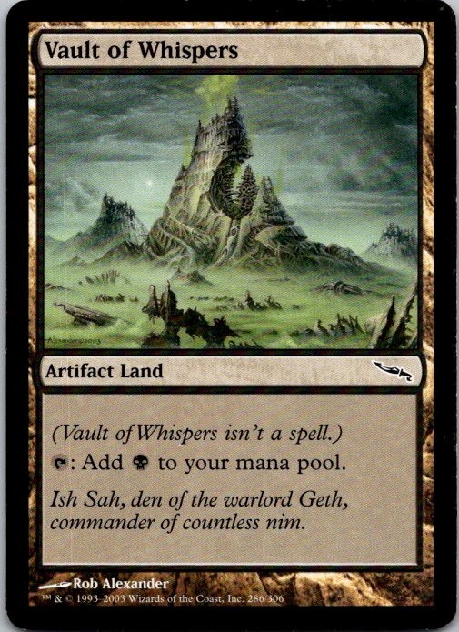 Lot of 10 MTG Magic the Gathering Vault of Whispers Mirrodin See Scans