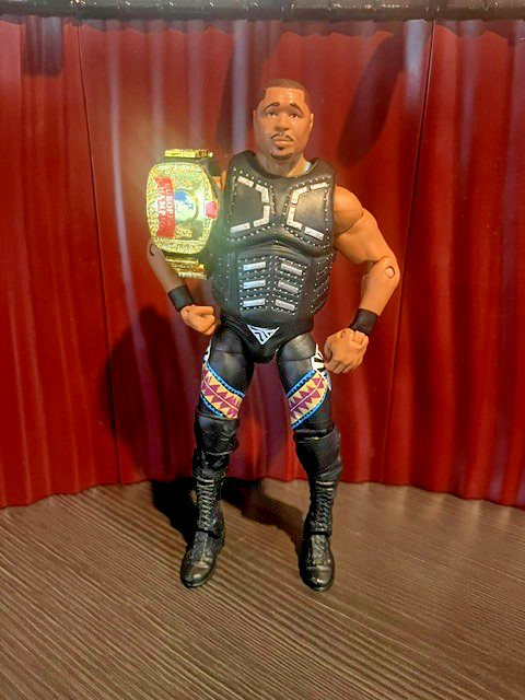 MATTEL WWE ELITE SERIES 52 D'LO BROWN 6" WRESTLING FIGURE 2011 FLASHBACK W/BELT