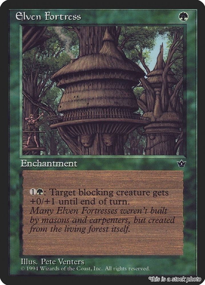 Elven Fortress (Venters) [FEM - ] - Moderately Played
