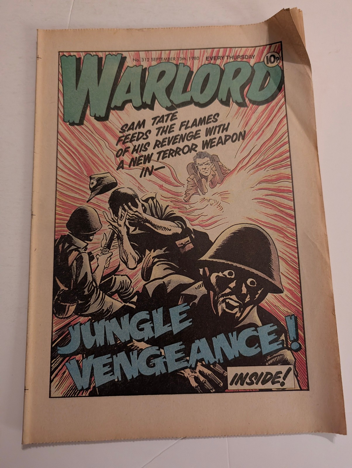 Warlord Comic No 312, September 13th 1980.