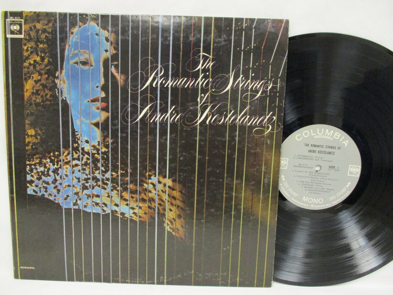 Andre Kostelanetz The Romantic Strings Of 1960 Mono Record Columbia ML 6111