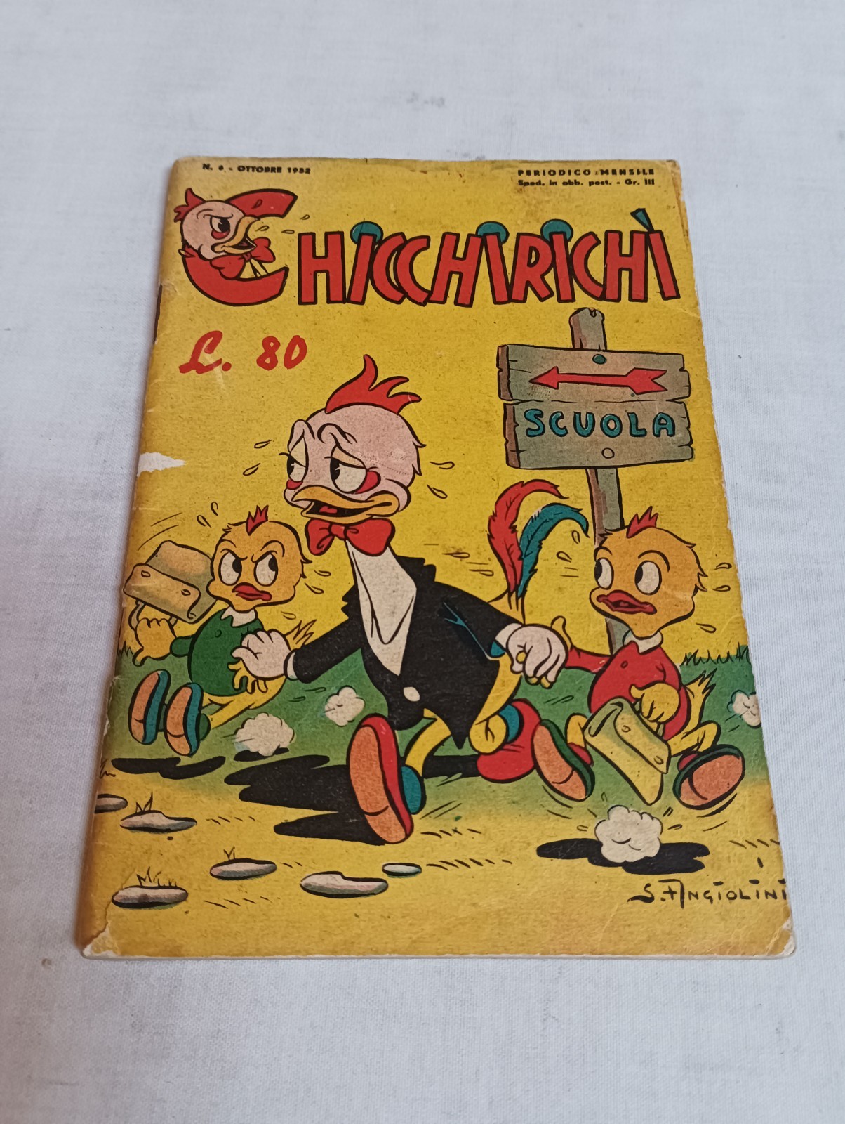 CHICCHIRICHÌ n. 6 del 1952 ED. DARDO 