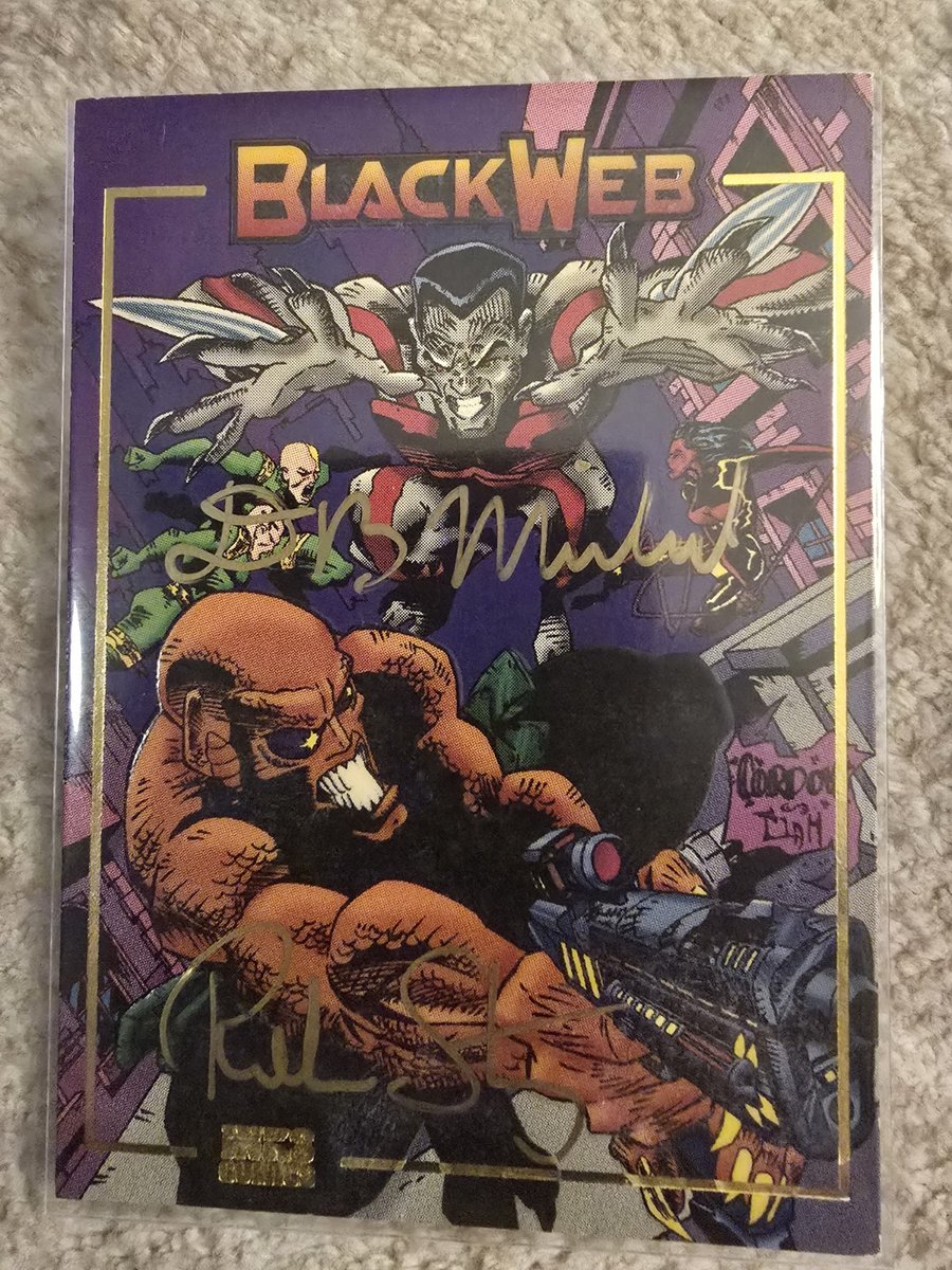 Rara carta promozionale Wondercon INKS Comics Black Web 1994 Oakland Convention Center