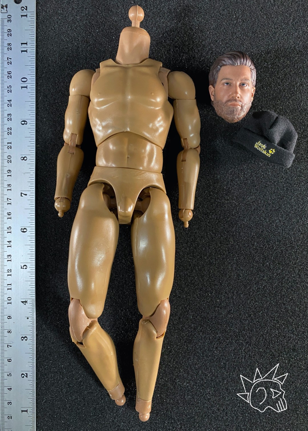 Set Body Figure + Testa Scultura Scala 1/6 Accessorio Personalizzato Action Figure - M049