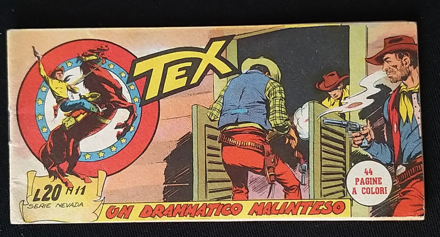 ** TEX STRISCIA SERIE NEVADA N. 11 ORIGINALE ** AUDACE 1957 OTTIMO STATO