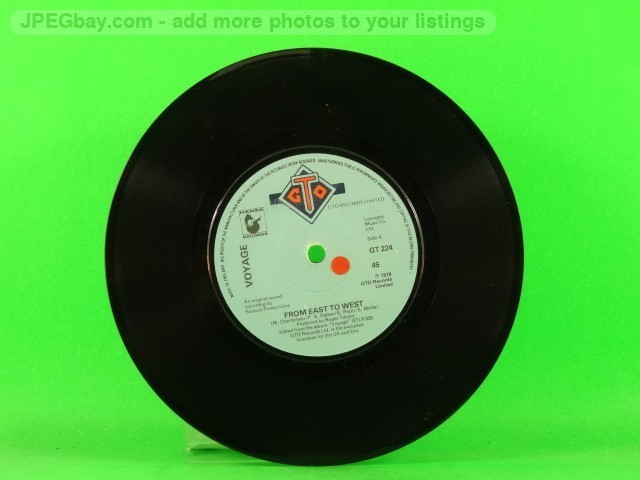 VOYAGE FROM EAST TO WEST (PLAIN SLEEVE) (1) (137) 7" GTO