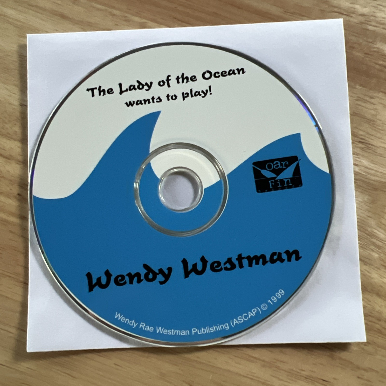 The Lady of the Ocean Wants to Play! - Music CD - Oar Fin Records  Disk Only