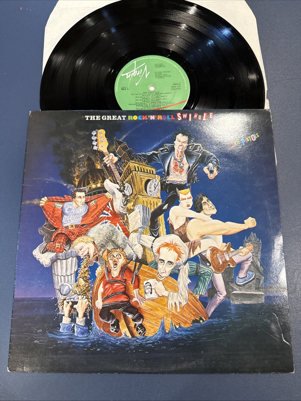 TH SEX PISTOLS - Great Rock N Roll Swindle 1980 UK LP Vinyl EX