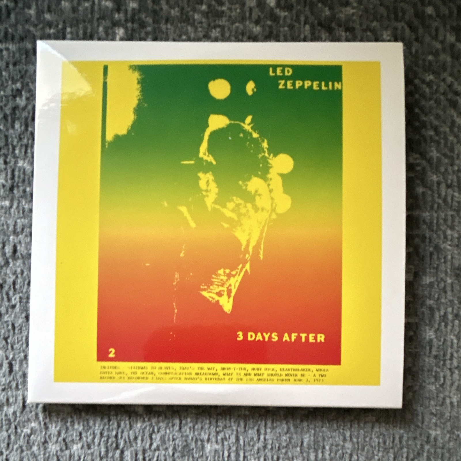 Led Zeppelin Three Days After L.A. 73.6.3 3CD Cobra Standard Series 013 LIKE NEW