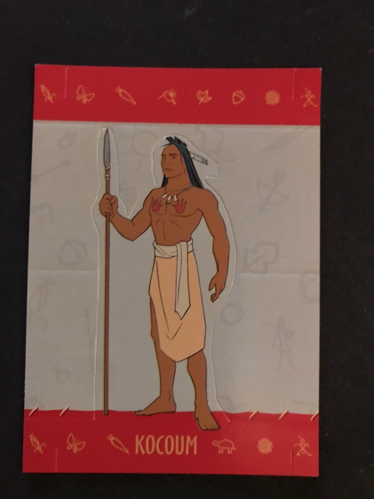 Carta pop up Skybox Disney's Pocahontas Kocoum 1995