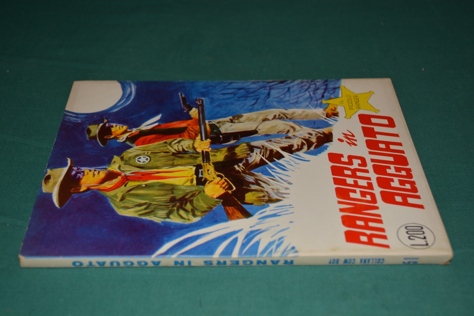 Collana Cow-Boy IL PICCOLO RANGER # 51 originale 1a edizione 02/1968 Ed. Araldo