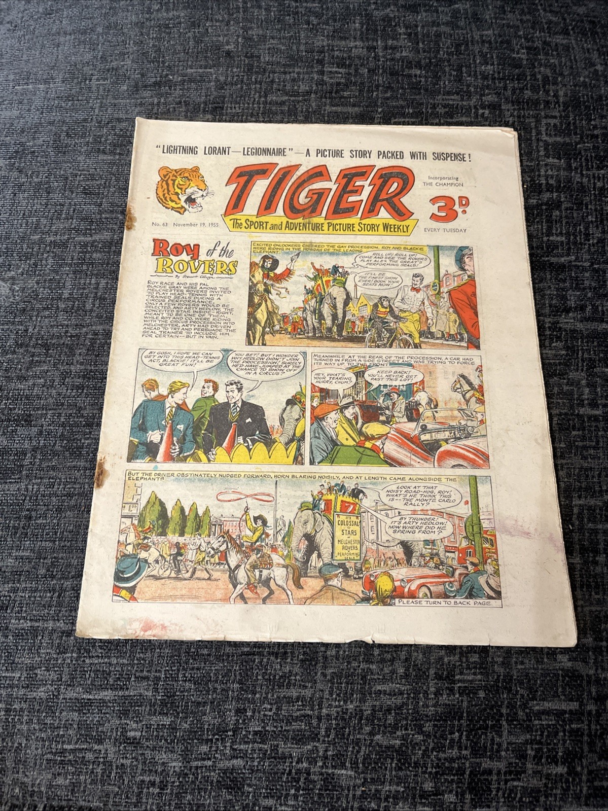 Tiger Comic - #63 - 19 November 1955