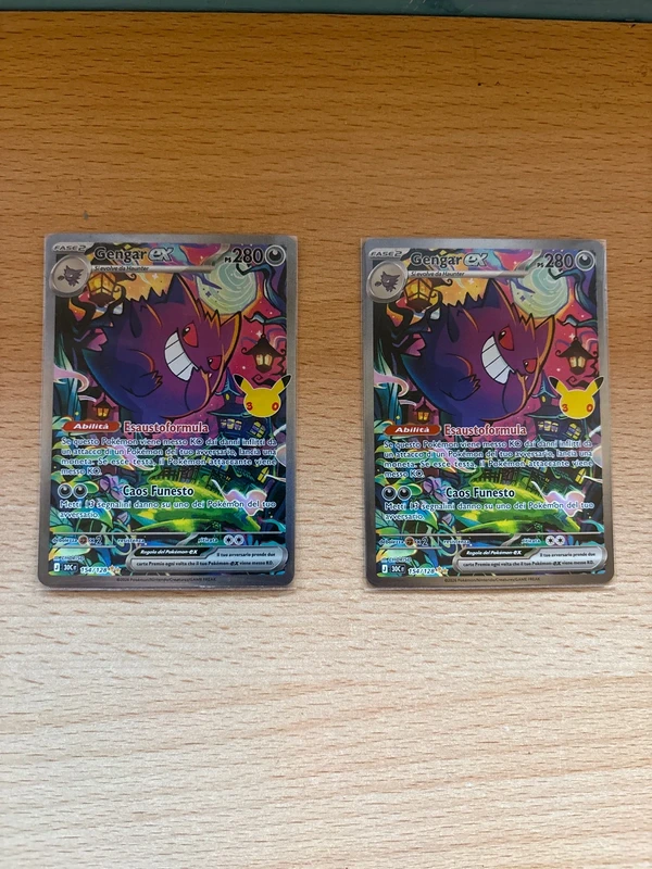Carta Pokémon Gengar ex 154/128 – Speciale 30° Anniversario Pikachu