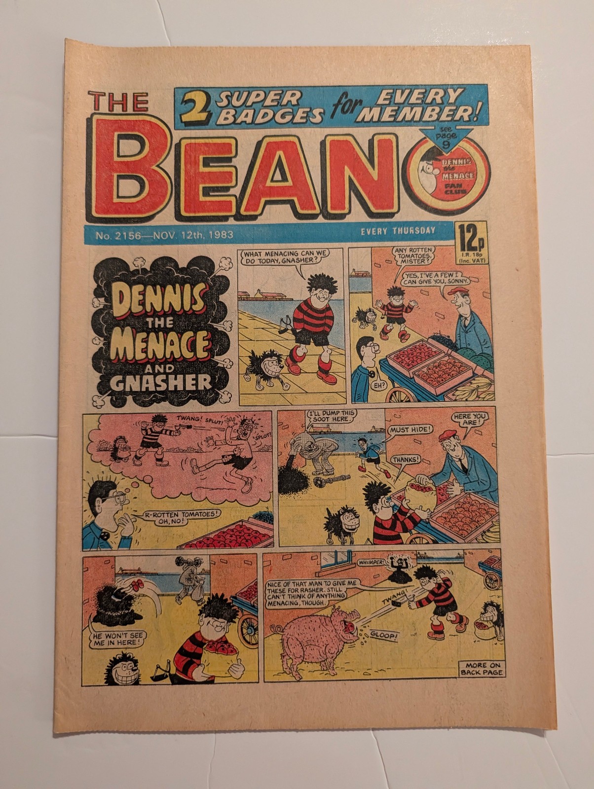 Beano Comic No 2156, November 12th 1983.