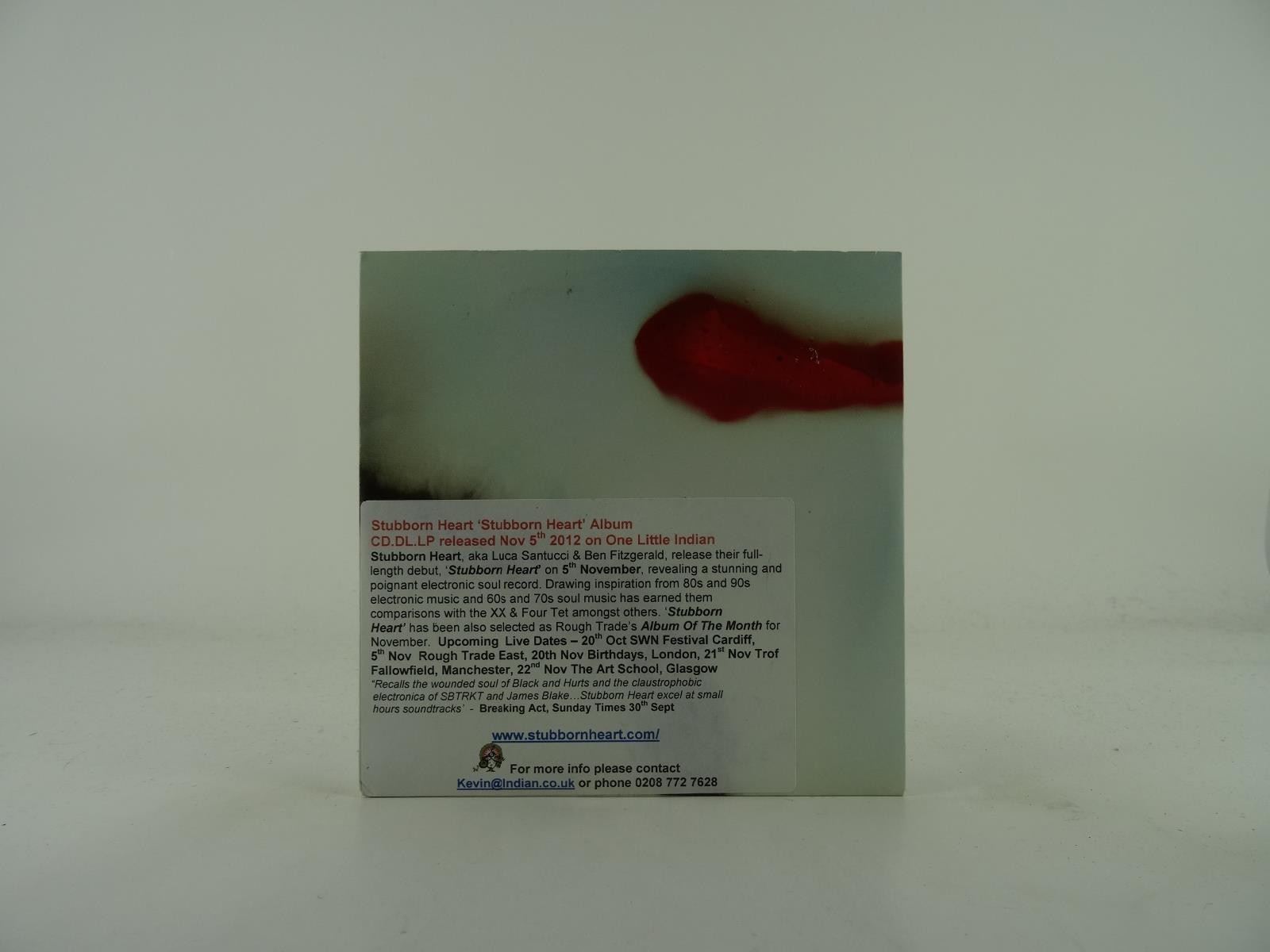 STUBBORN HEART STUBBORN HEART (104) 10 Track Promo CD Album plus Card Sleeve ONE
