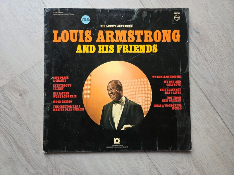 12" Vinyl LP Schallplatte Louis Armstrong and his friends