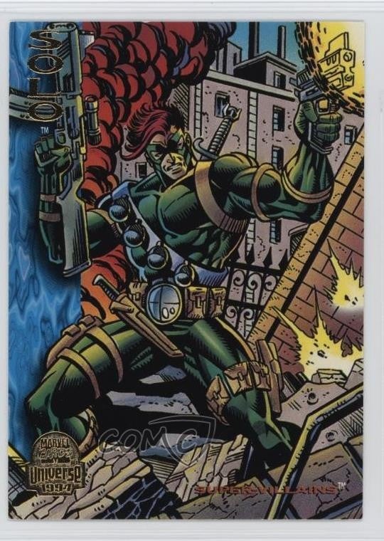 1994 Fleer Marvel Universe Serie V Super-Villains Solo #129 c2s