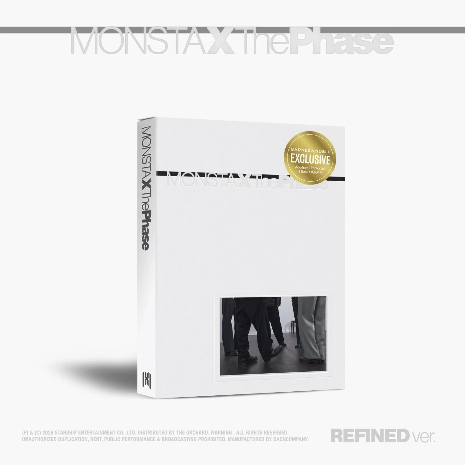 Monsta X: Phase - Refined Ver. [Exclusive Photocards] Brand new, free shipping