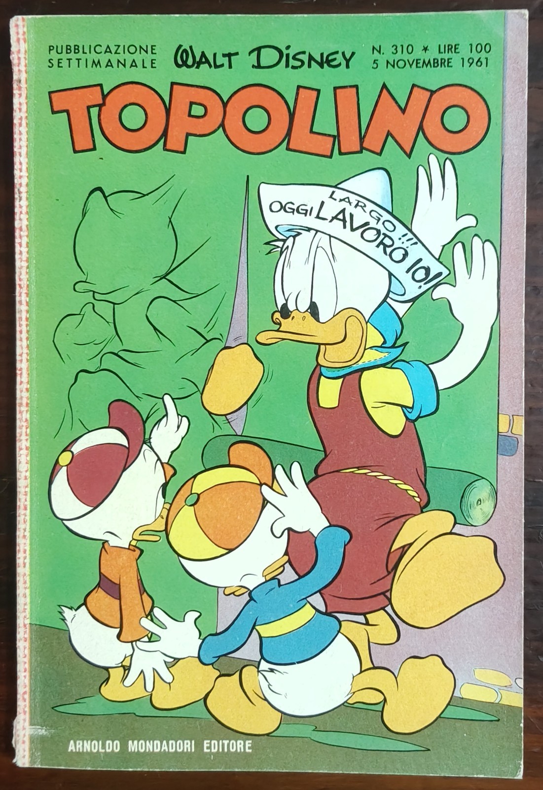 TOPOLINO LIBRETTO 310 - OTTIMO/EDICOLA - COMPLETO - FUMETTO DISNEY DEL 1961