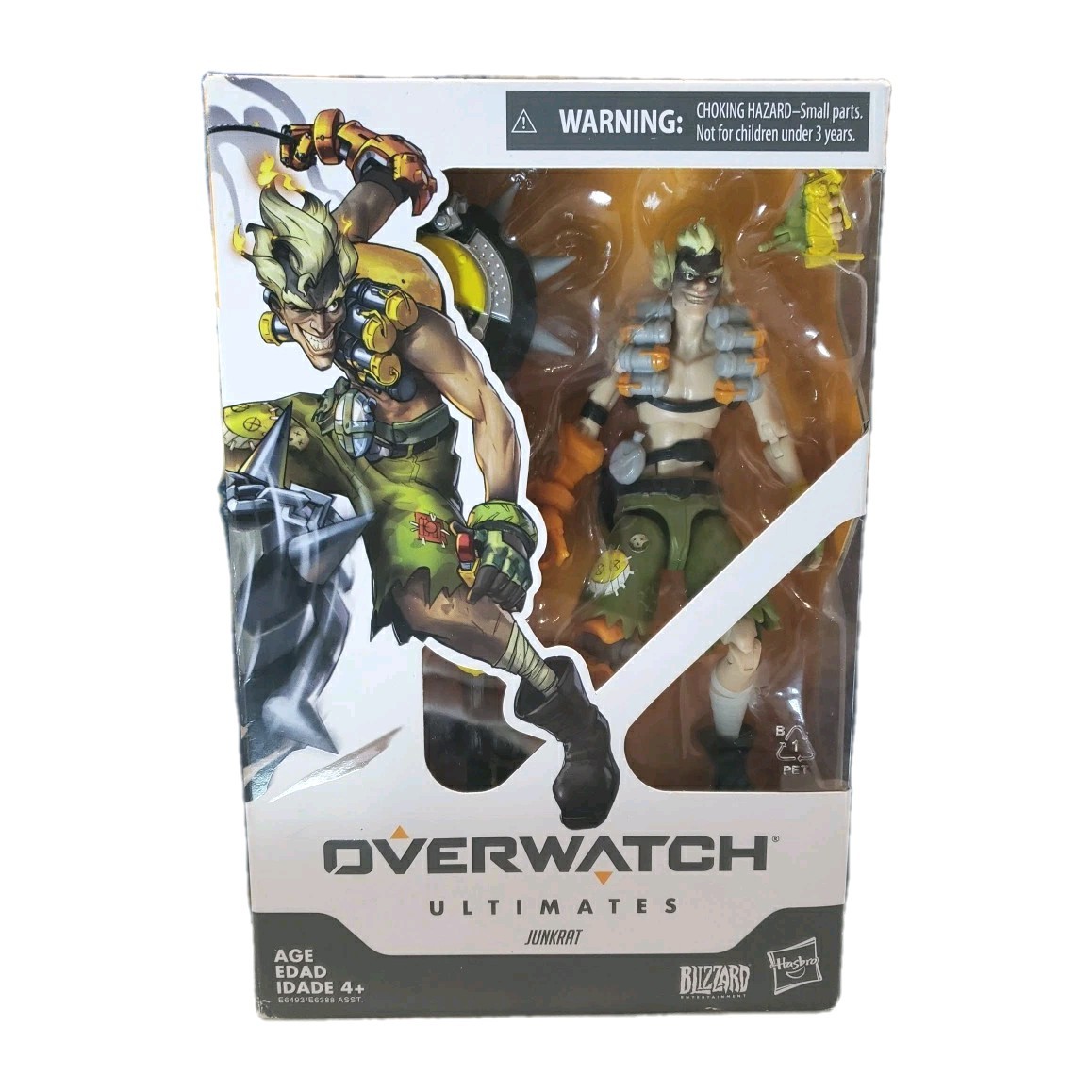 Overwatch Ultimates Junkrat Series Modellino Hasbro Blizzard 2019 Nuovo F.S 