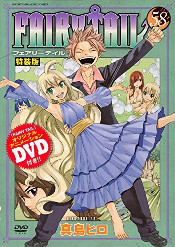 FAIRY TAIL Vol.58 fumetto manga libro edizione limitata con anime DVD J... forma libro JP